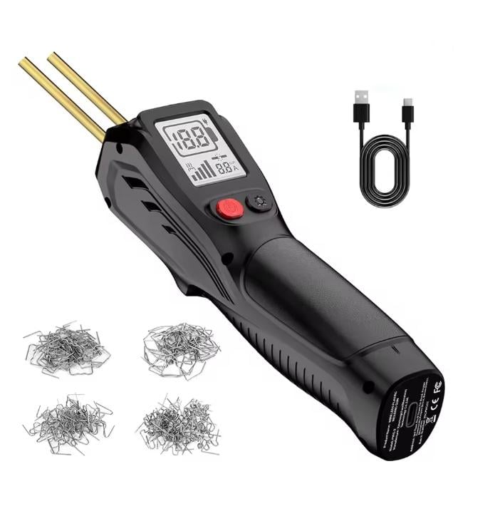 Аккумуляторный Аппарат для сварки пластика аккумуляторный WWG PWG-2 5V 500 Вт со скобами Черный (33968612)