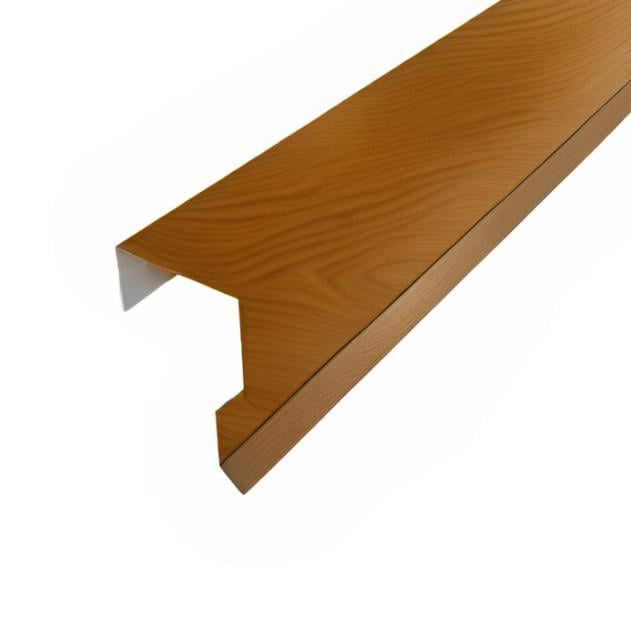 Планка финишная П-образная SIMBUD S заборная для профнастила и забору (846563)