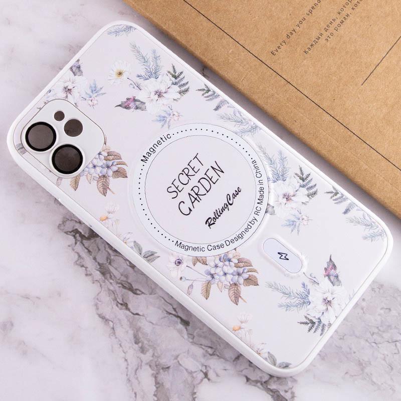 Противоударный Чехол Epik Secret Garden with MagSafe TPU+PC для Apple iPhone 11 (6.1") White - фото 4