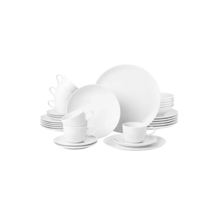 Сервиз комбинированный Seltmann Weiden Liberty White 30 пр. Белый