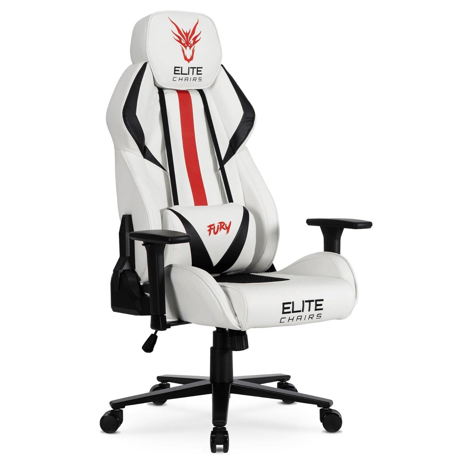 Крісло геймерське Mebel Elite FURY Білий (ME.FURY/B/E/T/FO)