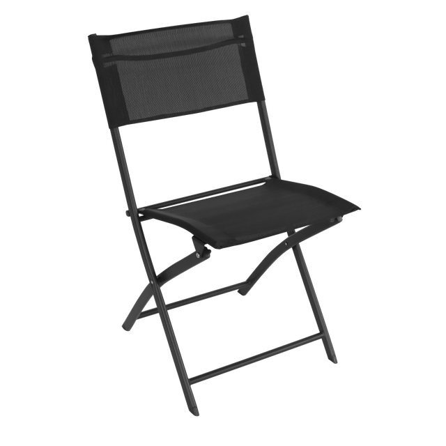 Стул раскладной для балкона или террасы Bonro B-5055 Черный (2676383623)
