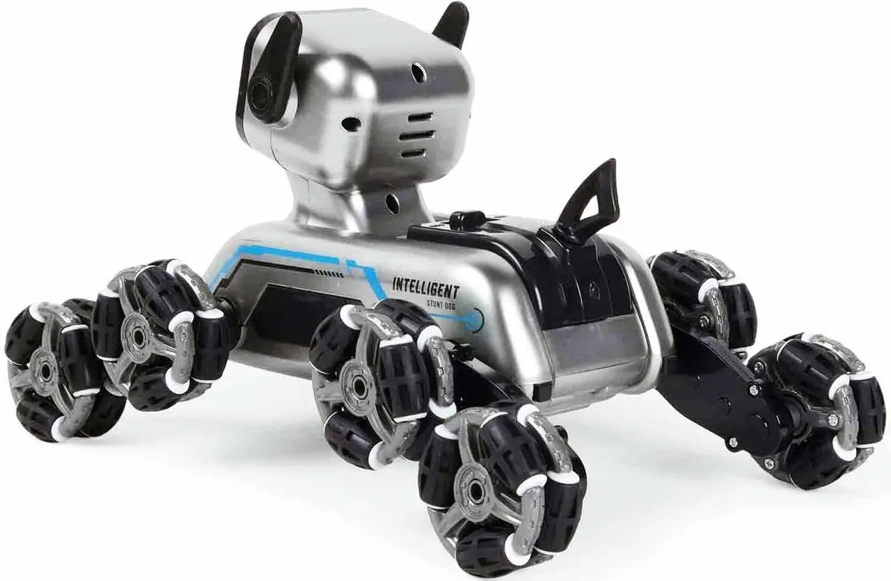 Собака-робот трюковий Stunt eight-wheel robot dog - фото 5