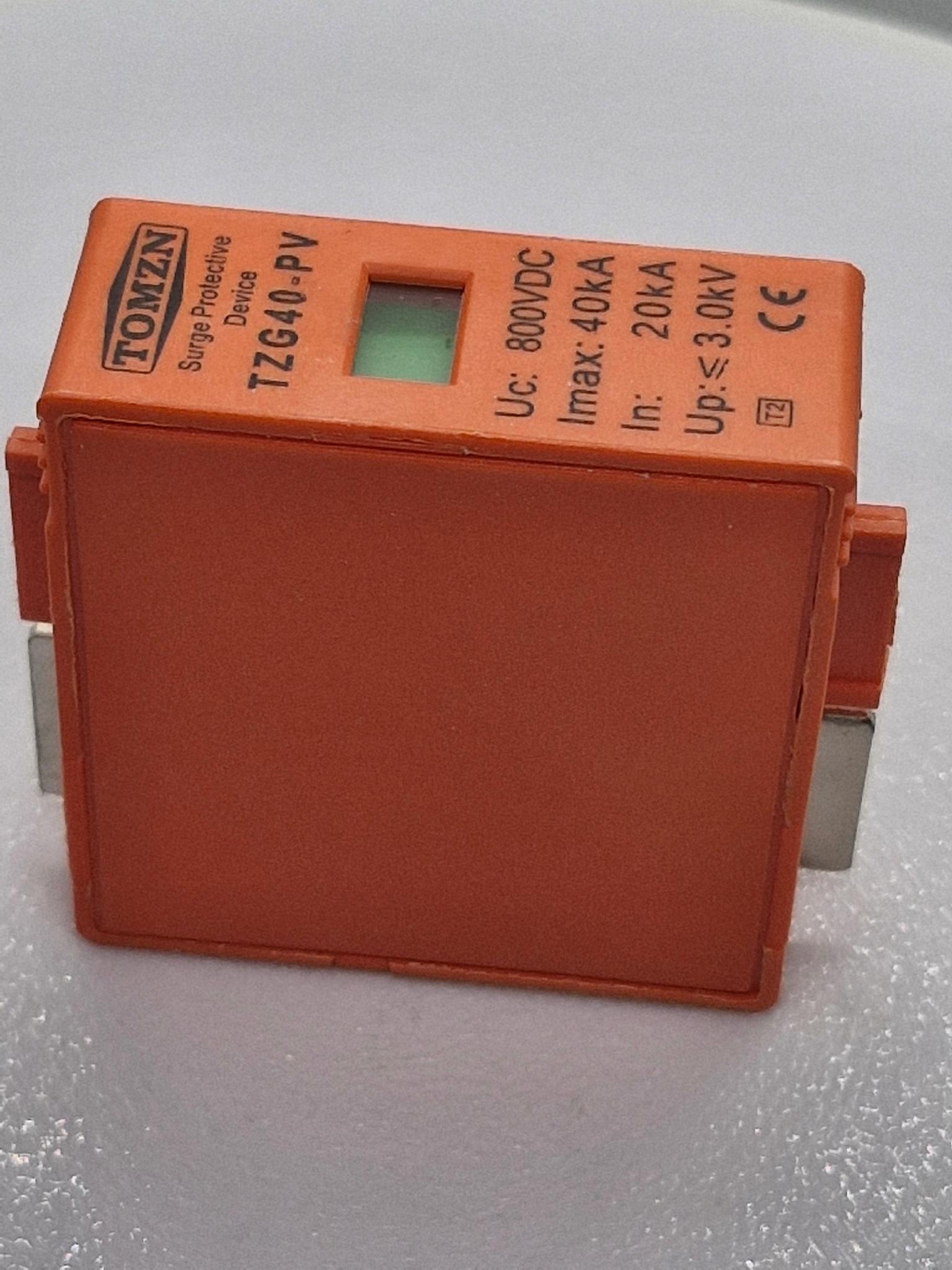 Вставка-вкладиш ПЗІП 800V DC TOMZN TZG40-PV 20-40KA блискавкозахист розрядник ПЗІП для сонячних панелей PV SPD постійного струму УЗІП - фото 9 Вставка-вкладиш ПЗІП 800V DC TOMZN TZG40-PV 20-40KA блискавкозахист розрядник ПЗІП для сонячних панелей PV SPD постійного струму УЗІП - фото 9
