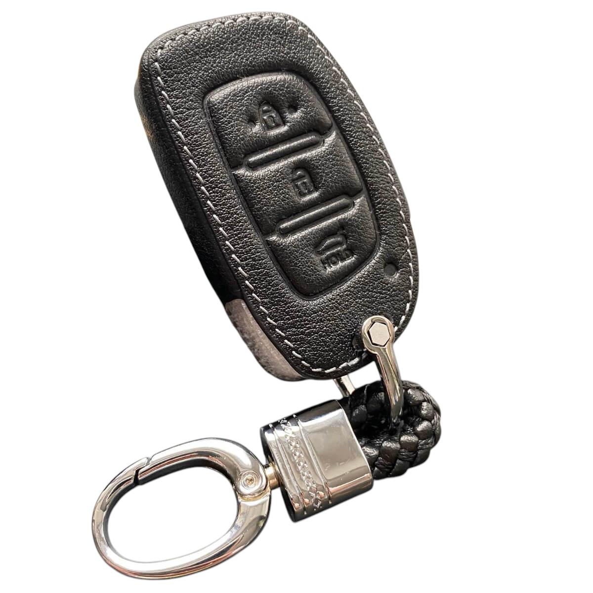 Чехол кожаный для ключа Hyundai (hu5le)