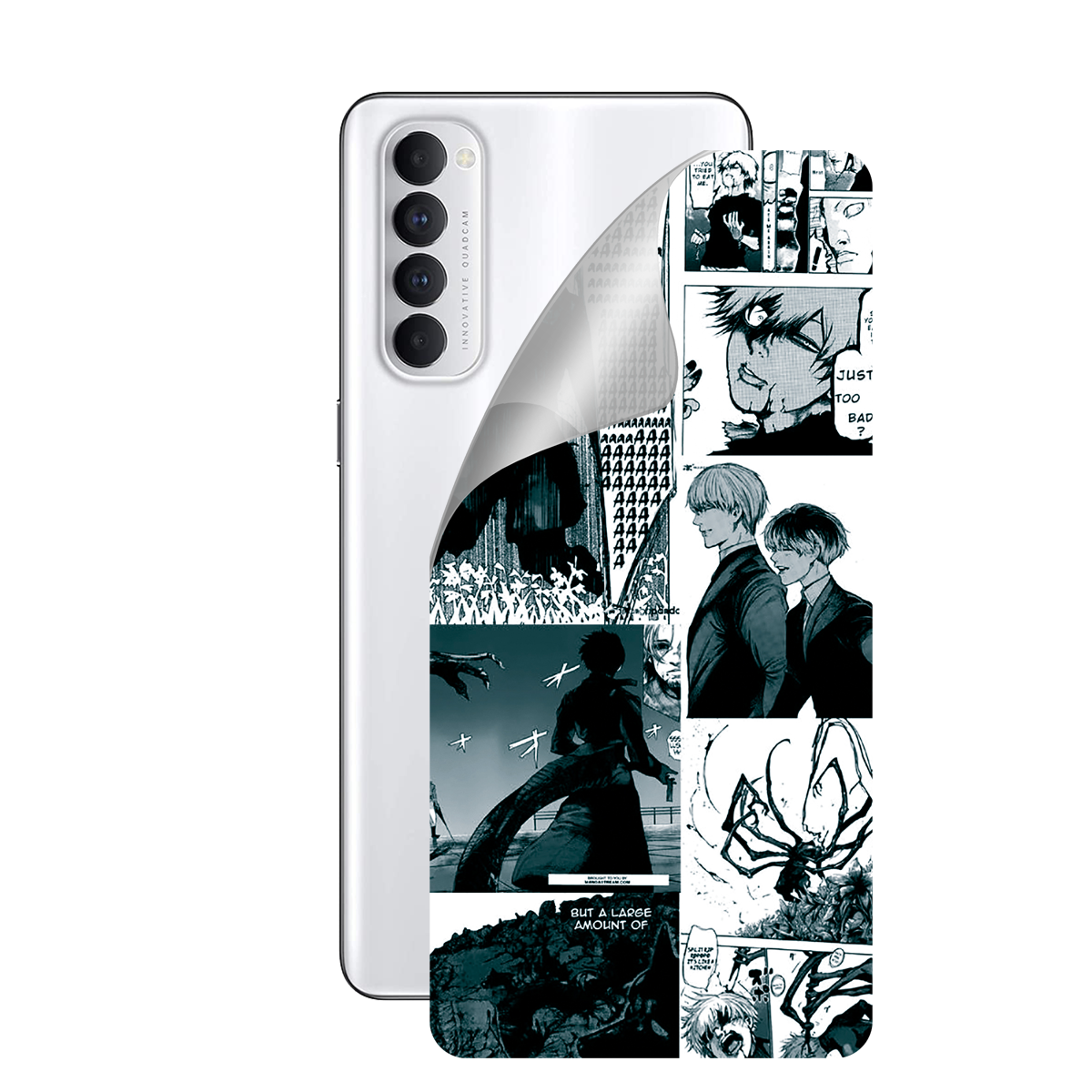 Поліуретанова плівка для Oppo Reno4 серії Print Armor