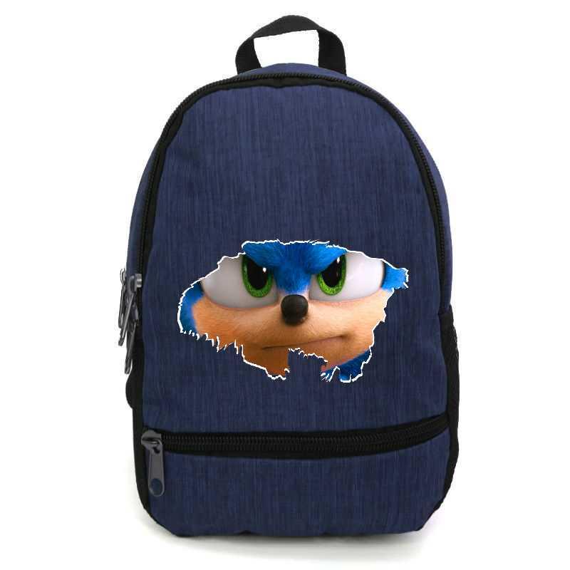 Школьный рюкзак подростковый Cappucino Toys Соник SNC 007 12,5 л Синий (1669041364)