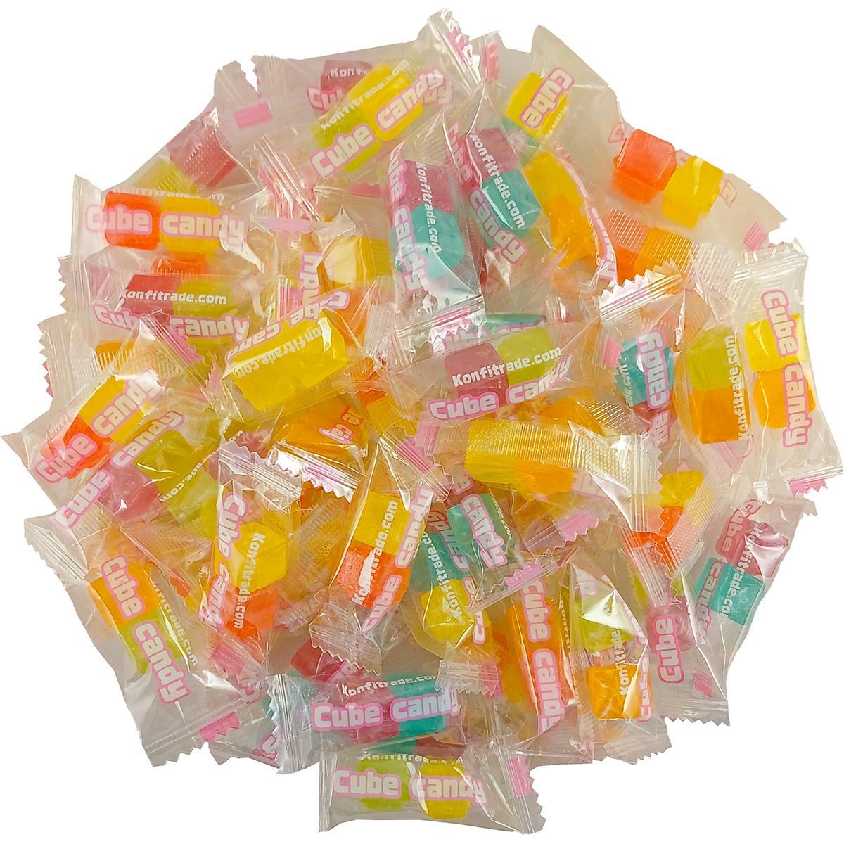 Льодяники Карамельний Cube Candy асорті 500 г (34138850)