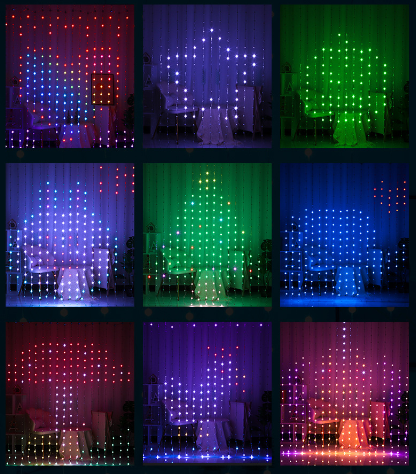 Гірлянда смарт штора керування зі смартфону 2х2 м - фото 9 Гірлянда смарт штора керування зі смартфону 2х2 м - фото 9