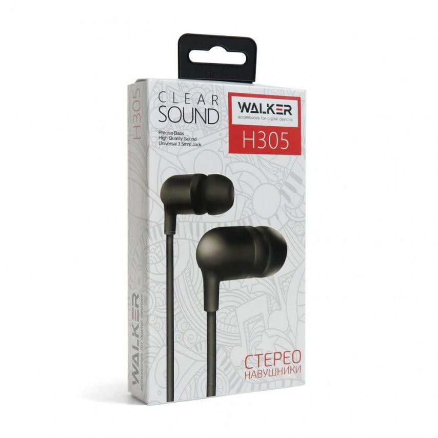 Наушники Walker Black (H305) - фото 4 Наушники Walker Black (H305) - фото 4