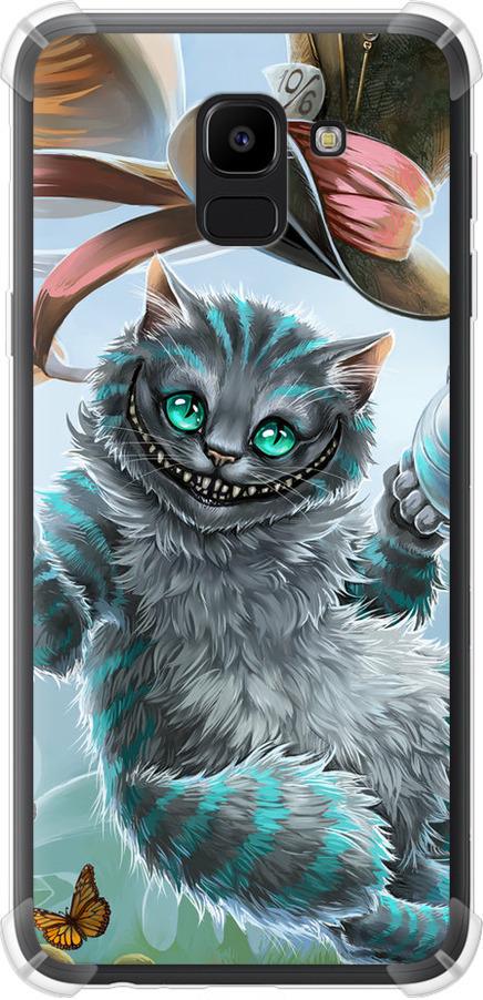 Чехол на Samsung Galaxy J6 2018 Чеширский кот 2 (3993sp-1486-42517) Чехол на Samsung Galaxy J6 2018 Чеширский кот 2 (3993sp-1486-42517)