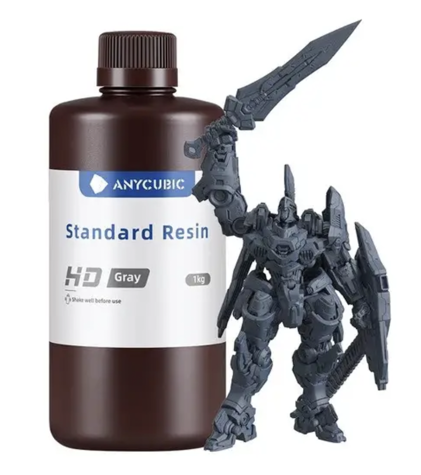 Фотополимерная смола Anycubic Standard Resin HD Grey (SPTHG-104E)