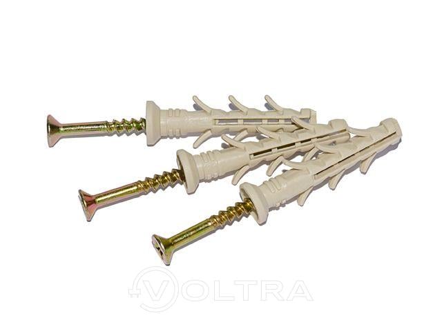 Дюбель розпірний з універсальним саморізом 8x120 мм 25 шт.