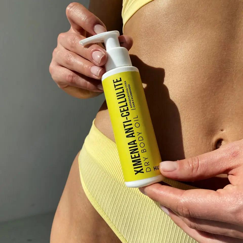 Антицеллюлитное сухое масло с ксименией Хimenia Anti-cellulite Dry Body Oil Hillary 250 мл (2314910000110) - фото 5