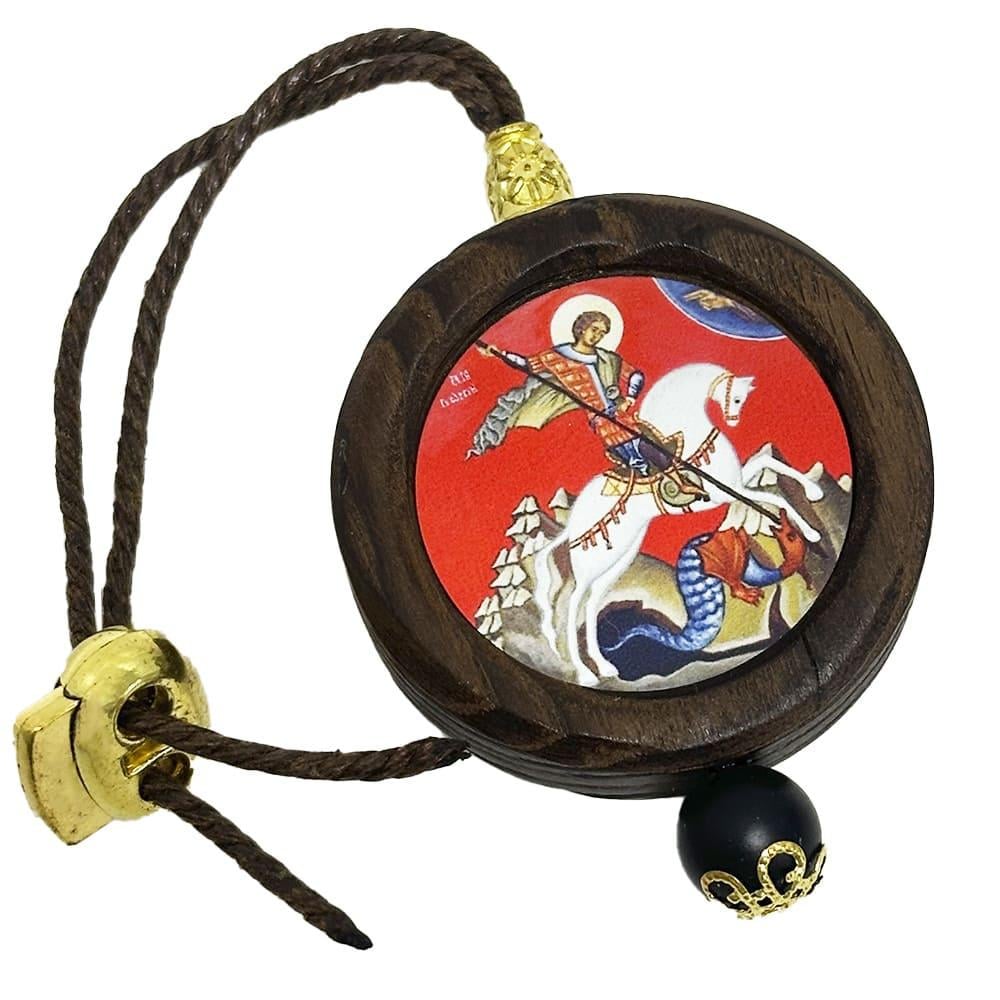 Икона Святой Георгий Победоносец автомобильная с ароматом Bad Boy (11352-11265)
