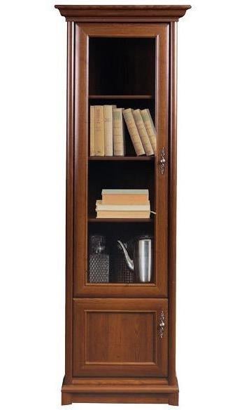 Витрина для кабинета двухдверная Gerbor Соната ДСП/МДФ 705х430х2045 мм Орех (106430f9)