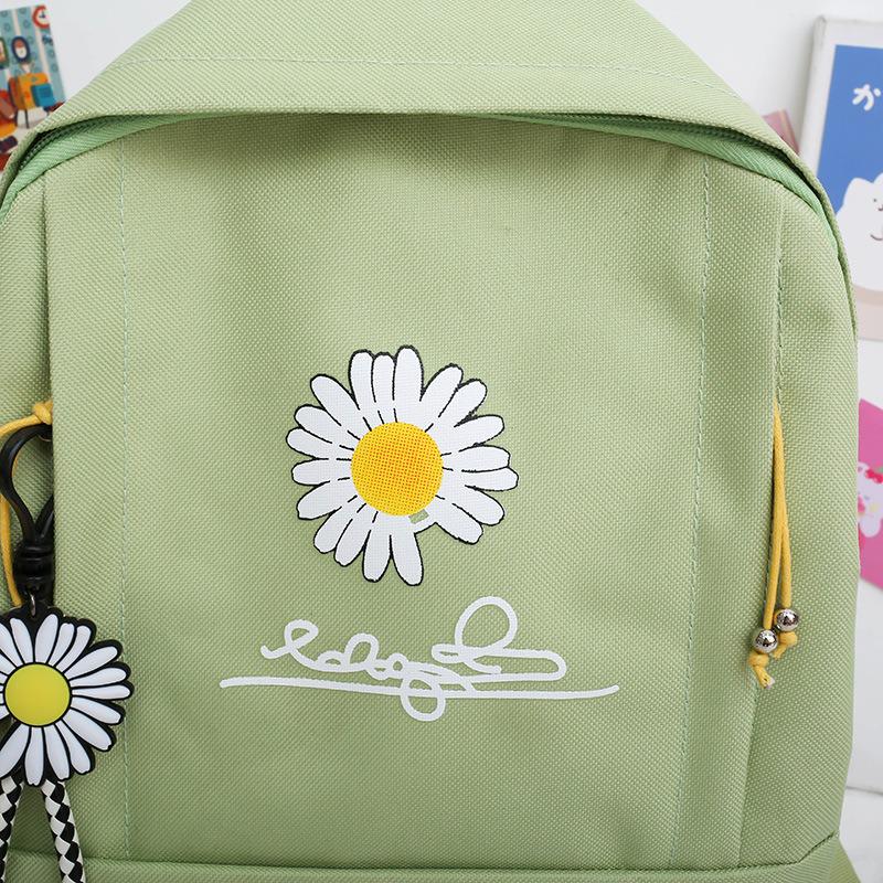 Шкільний рюкзак для дівчинки Ромашка 4в1 5-11 клас Салатовий (27667939) - фото 4 Шкільний рюкзак для дівчинки Ромашка 4в1 5-11 клас Салатовий (27667939) - фото 4
