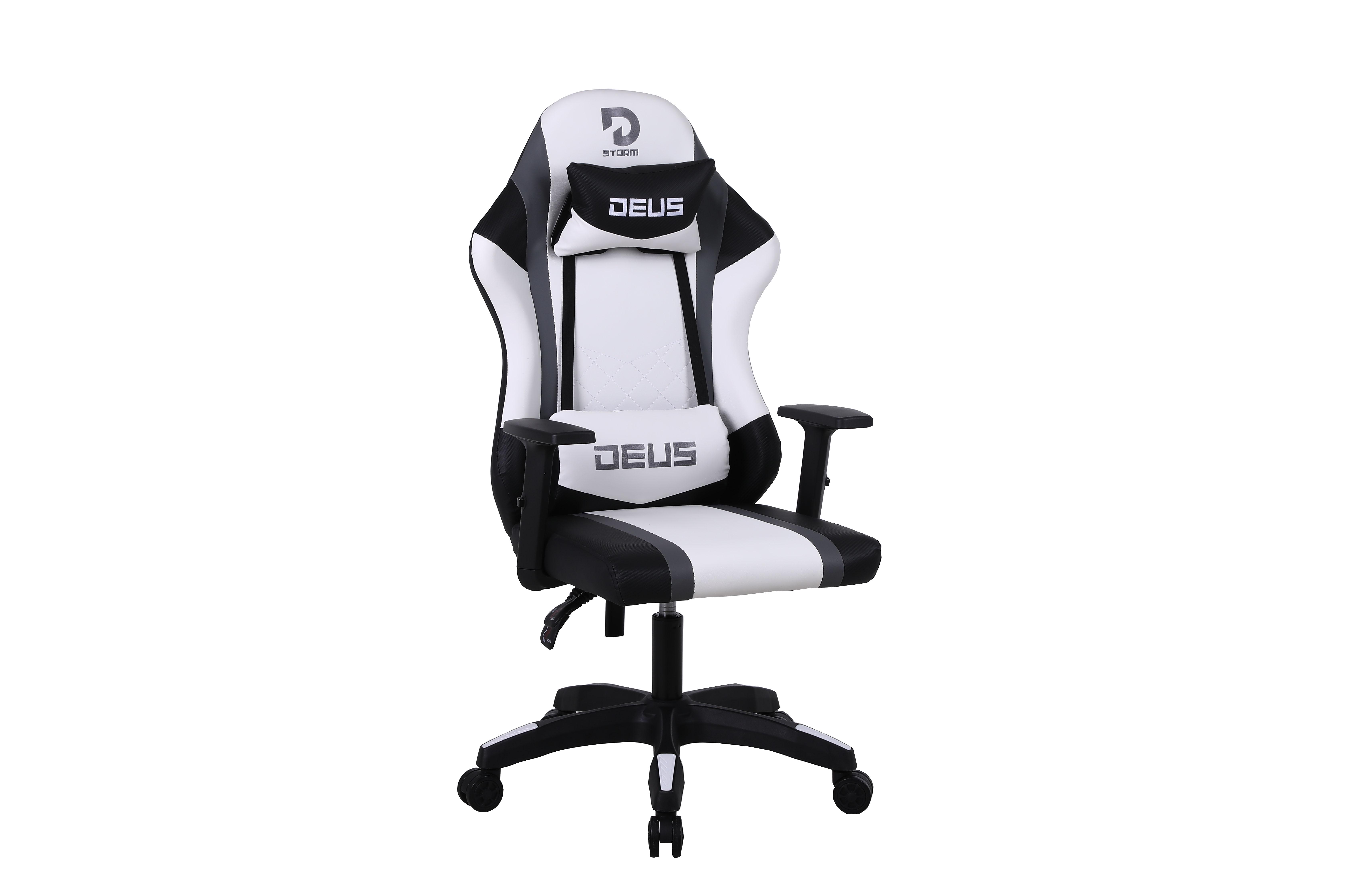 Кресло компьютерное DEUS Storm Черно-белый (30741844)