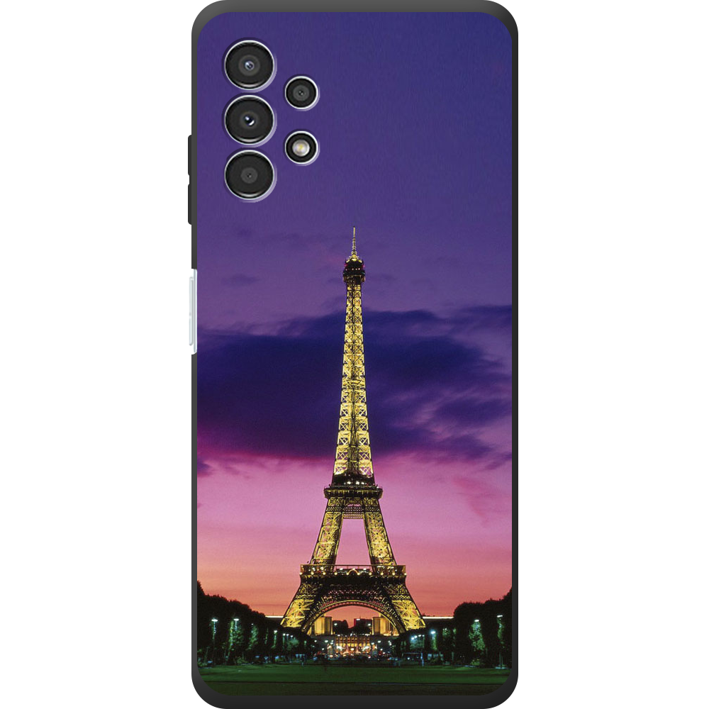 Чохол BoxFace Samsung Galaxy A32 5G (A326) Опівночі в Парижі Чорний силікон (44333-up964-44336)