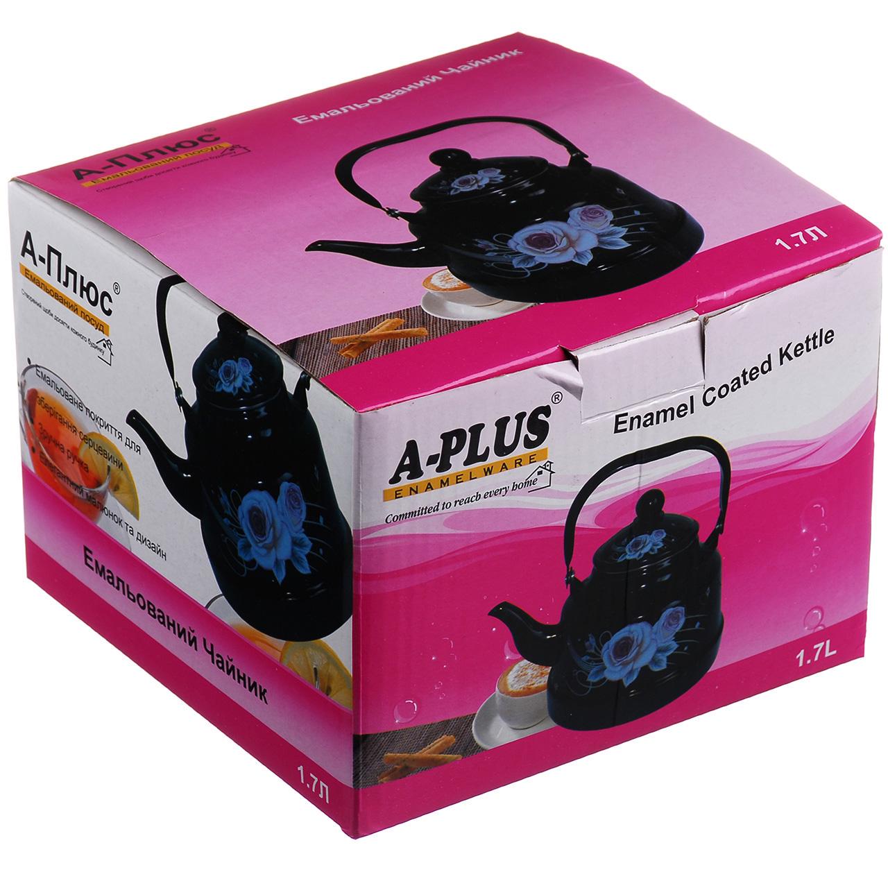 Чайник эмалированный A-Plus 1,7 л (1342) - фото 5 Чайник эмалированный A-Plus 1,7 л (1342) - фото 5