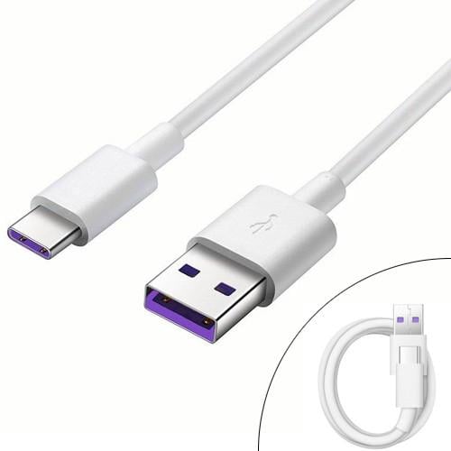 Кабель Fast Charging USB-Type-C 100 см 5А White (9823008) - фото 2