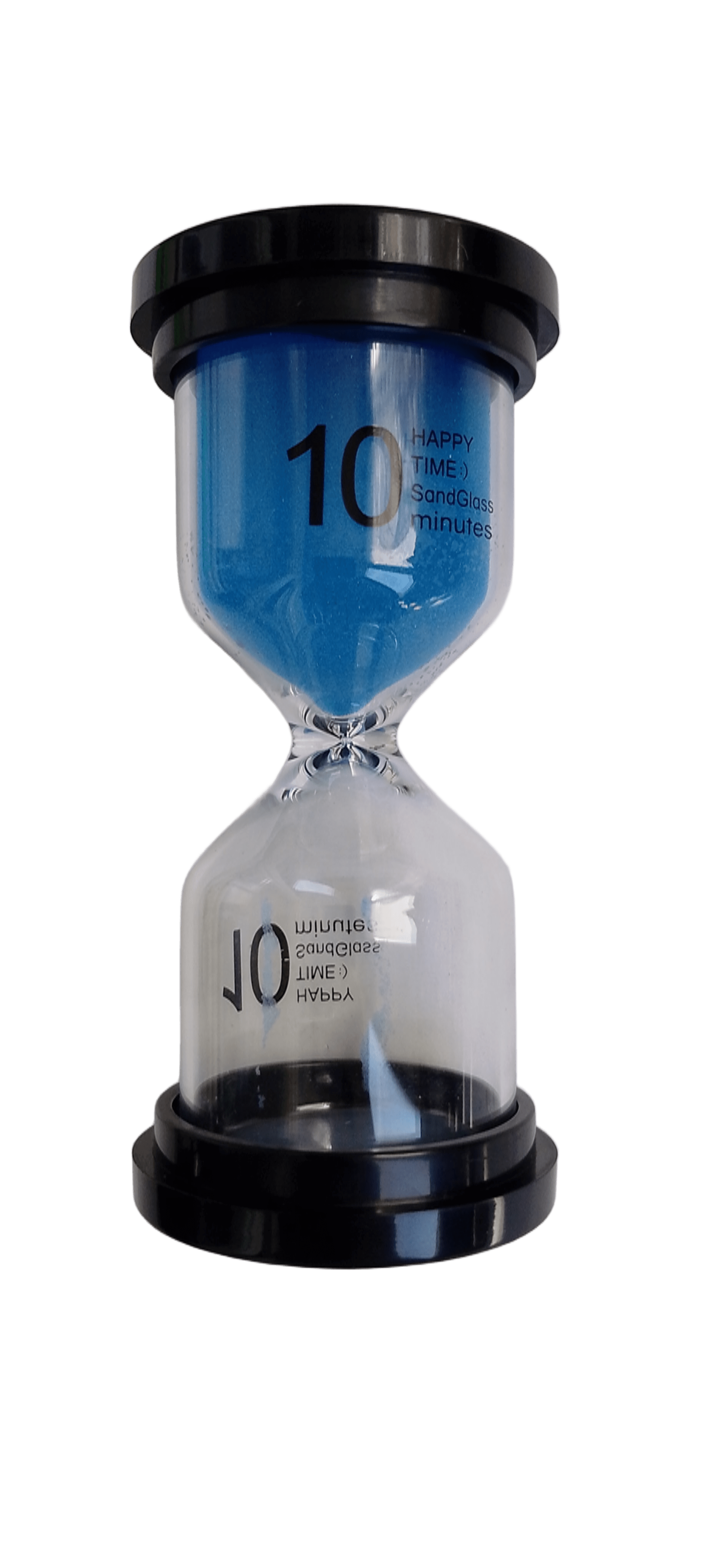 Часы песочные на 10 минут стеклянные 4,5х10 см Синий (4086)