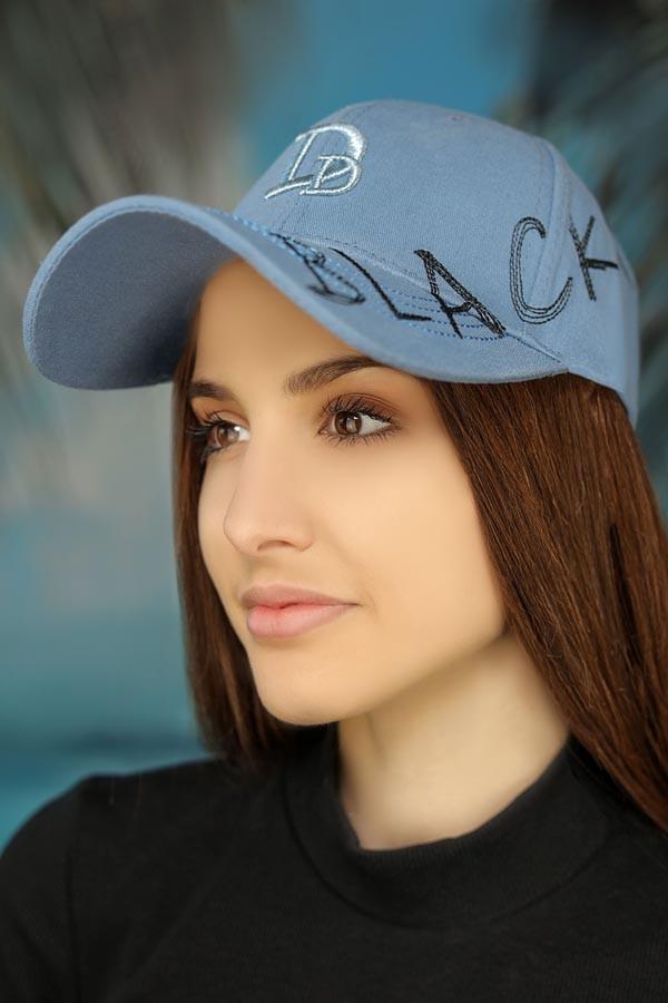Бейсболка Braxton женская Double D Голубой (1617)