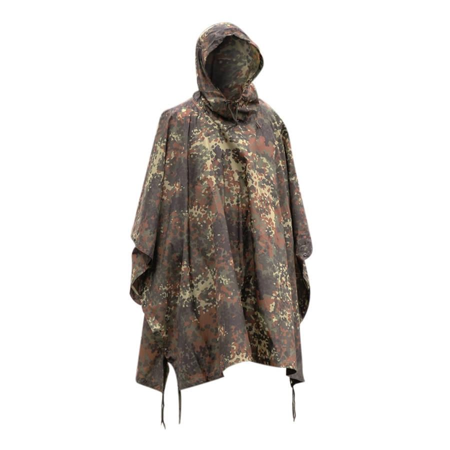 Пончо-дождевик армейский Mil-Tec RipStop 780 GR One Size Flecktarn (10630021)