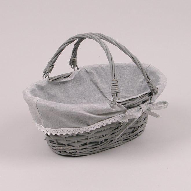 Корзина Flora с двумя ручками Серый (39397)