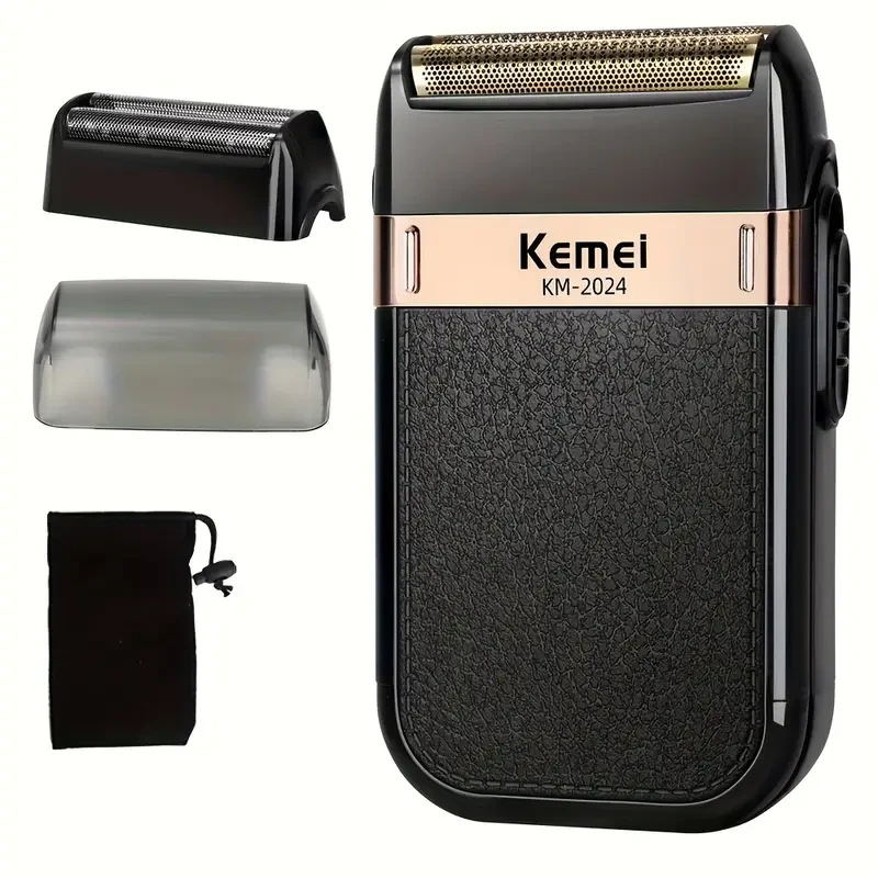 Шейвер Kemei KM-2024 с двойной головкой и USB-зарядкой Gray (2746863461)