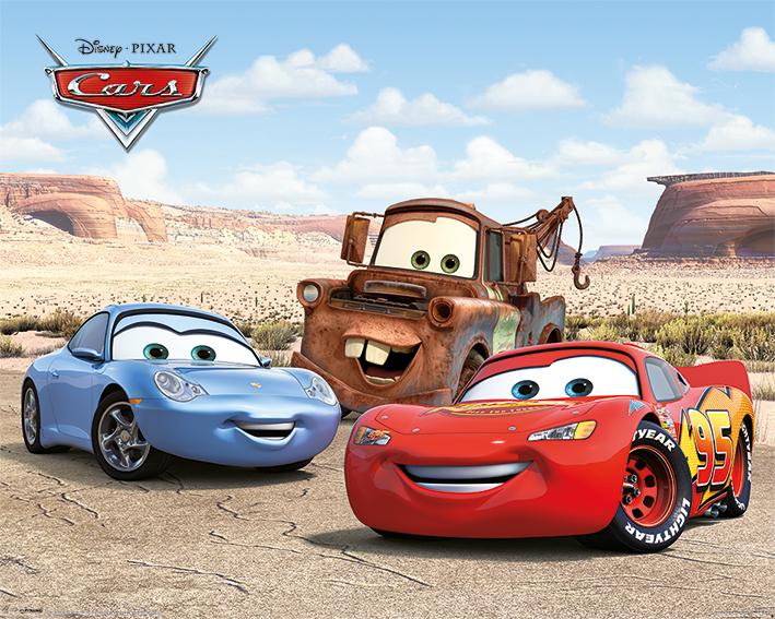 Постер плакат Тачки Лучшие Друзья/Cars Best Friends 40x50 см