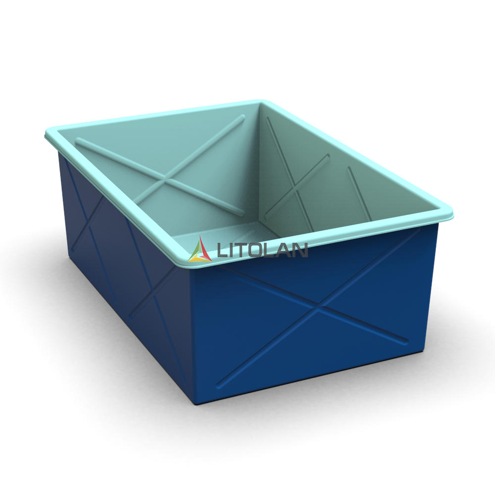 Контейнер Litolan двошаровий 350 л для харчових/нехарчових 120х80х50 см - фото 4 Контейнер Litolan двошаровий 350 л для харчових/нехарчових 120х80х50 см - фото 4