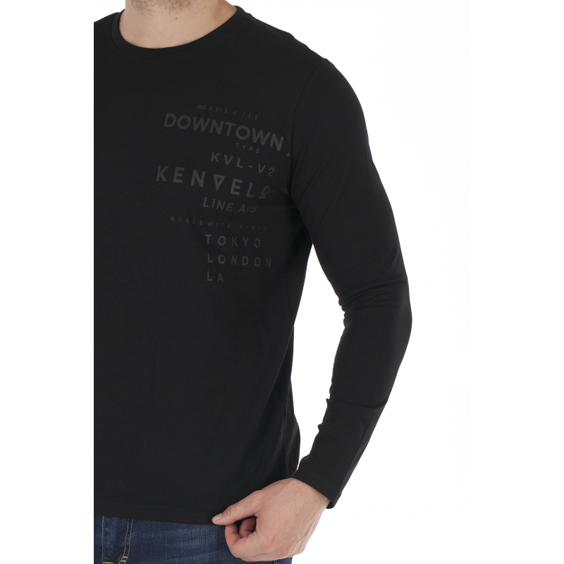 Реглан чоловічий Kvl 10105856 XL Чорний - фото 3 Реглан чоловічий Kvl 10105856 XL Чорний - фото 3