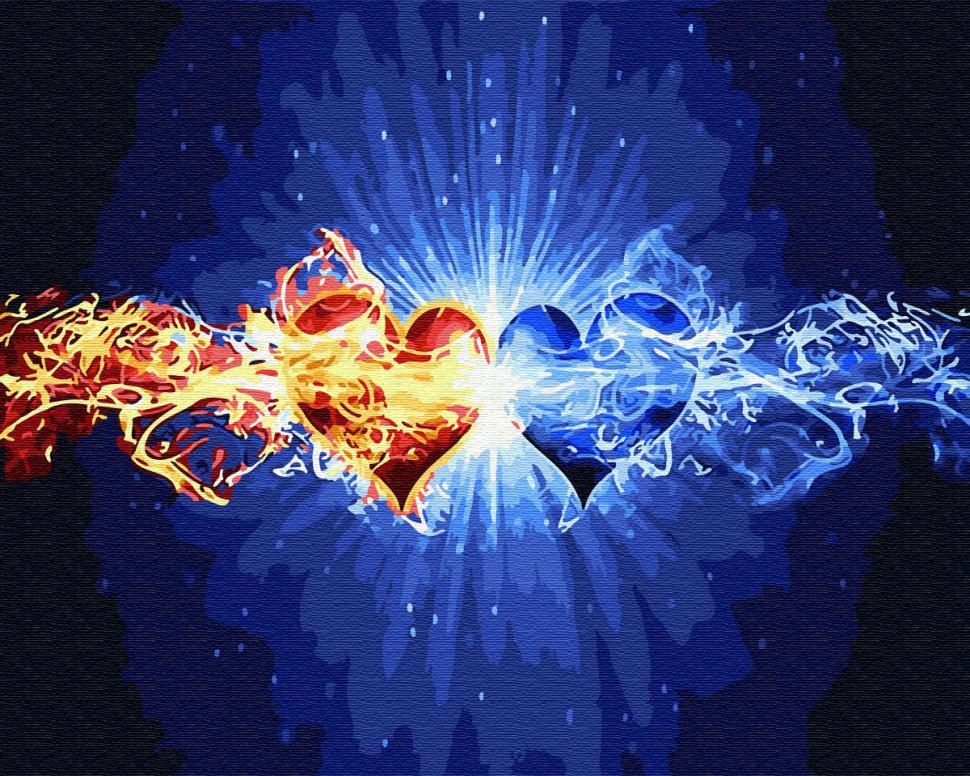 Картина по номерам Brushme Стихия сердец (GX30107)