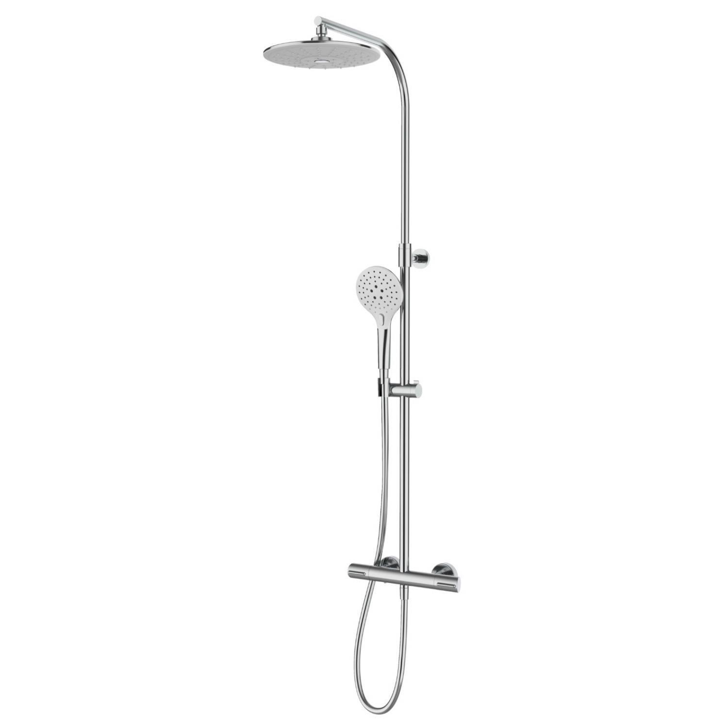 Душевая система с термостатом GRB Dry 44435440TL Хром (142352)