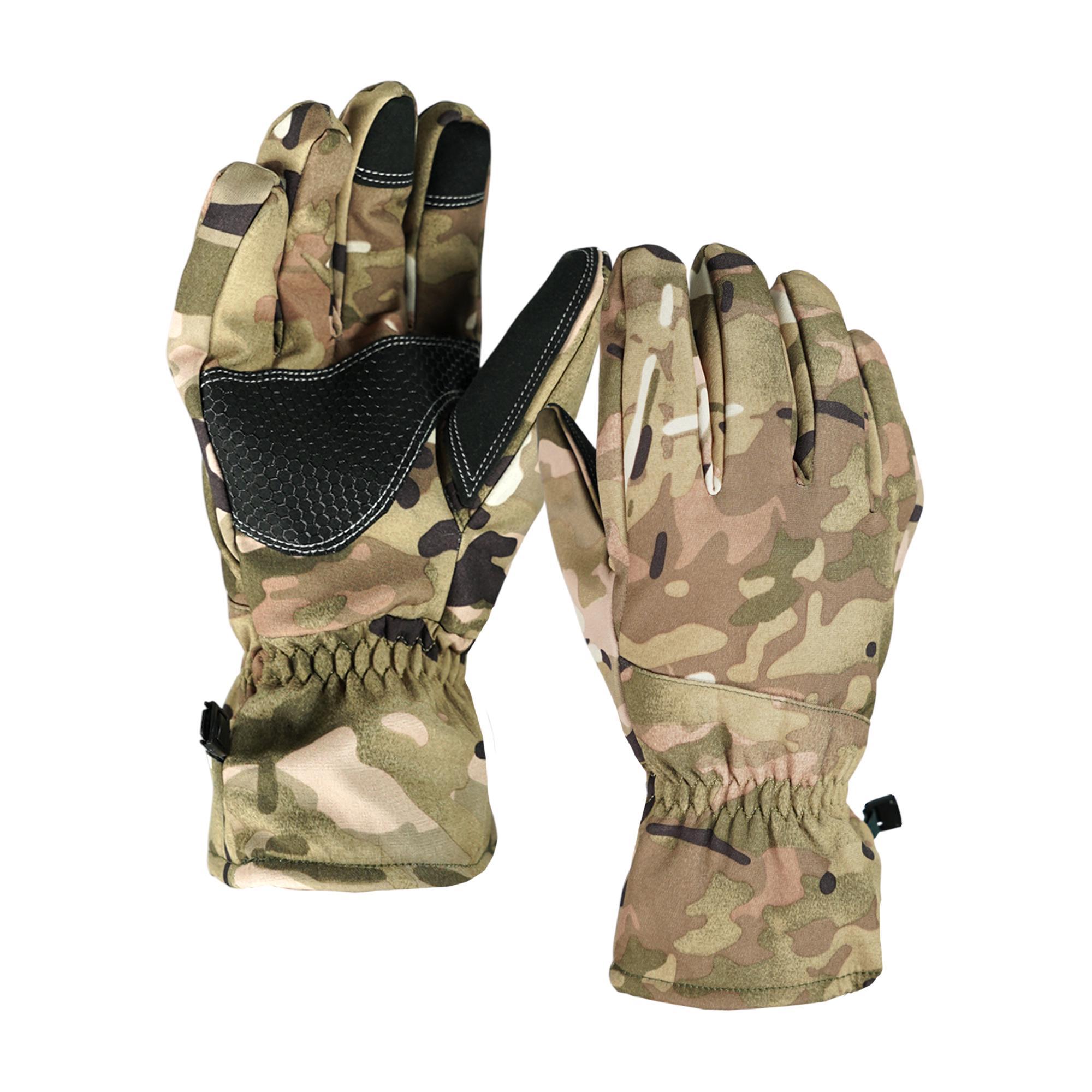 Тактические перчатки зимне-осенние с утеплением и Touch Screen 2XL Мультикам