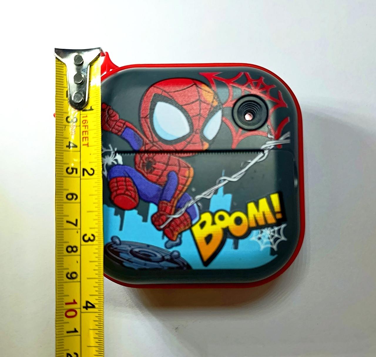 Фотоаппарат детский Спайдермен с термопринтером - фото 3