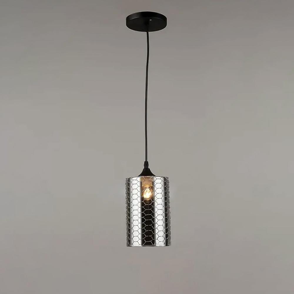 Люстра подвесная Light House SR-19166/1H BK E27 120х200/800 мм Черный