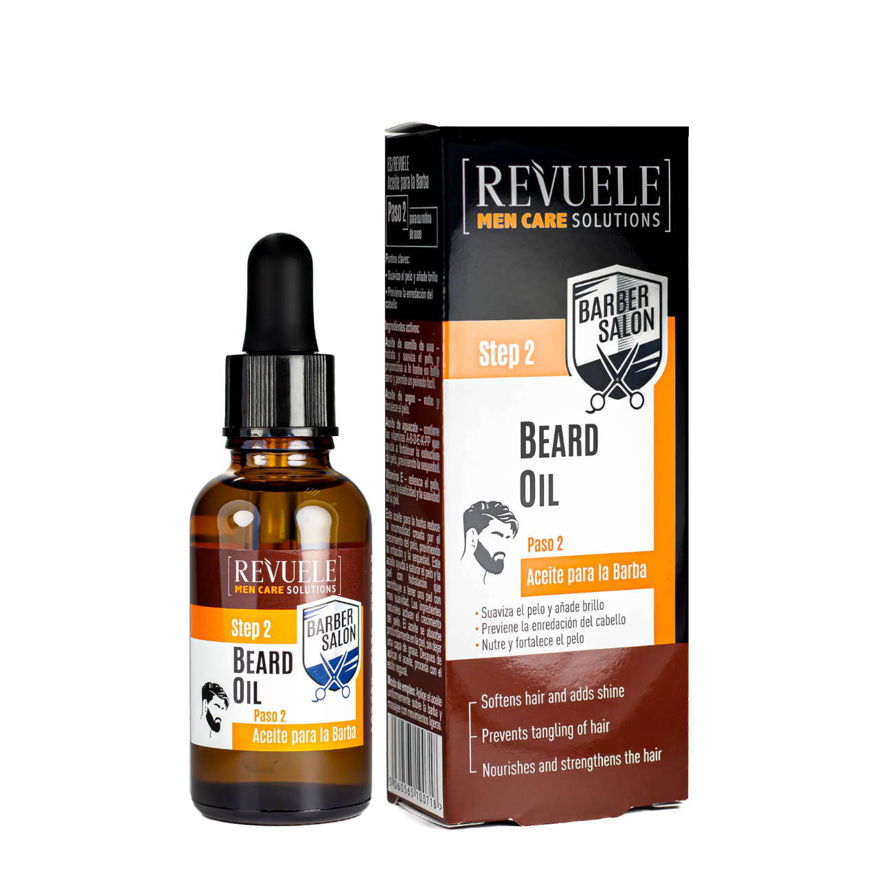 Олія для бороди Revuele Men Care Barber Salon Beard Oil пом'якшуюча 30 мл (23938829)