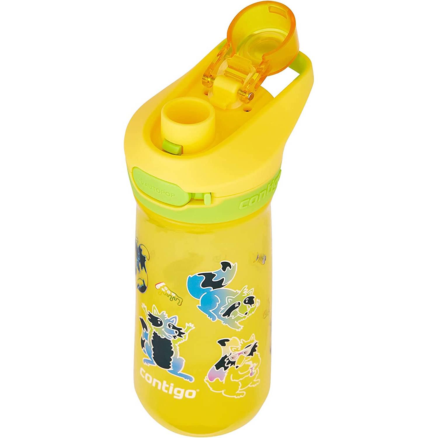 Бутылка для воды детская Contigo Jessie 420 мл Pineapple/Trash Pandas (2189926-1) - фото 3