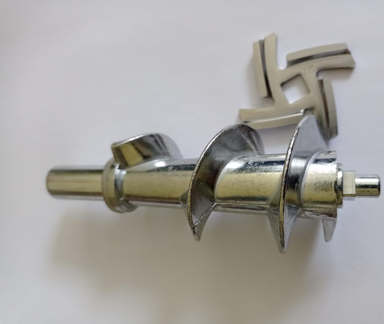 Шнек и нож для мясорубки Crownberg CB-4212 (2120082873) Шнек и нож для мясорубки Crownberg CB-4212 (2120082873)