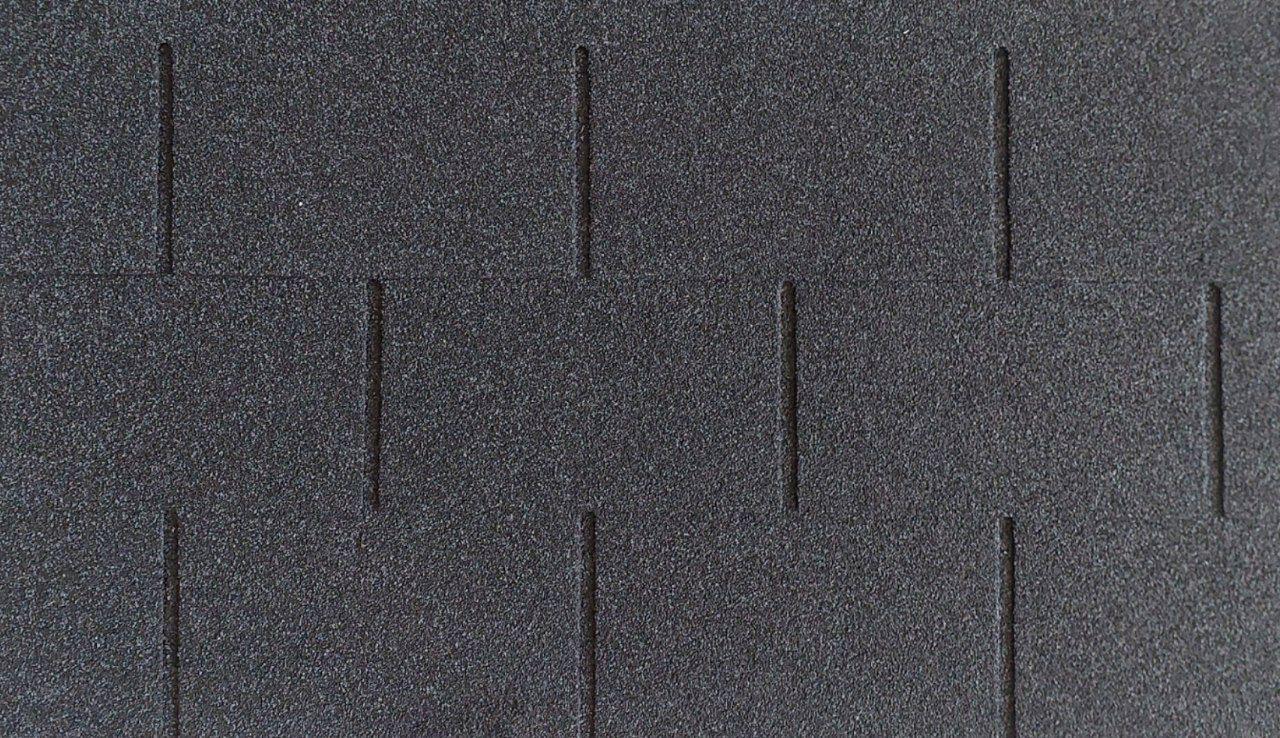 Бітумна черепиця SIM SHINGLE 4-ТАВ 2,61 м.кв/уп. Графіт