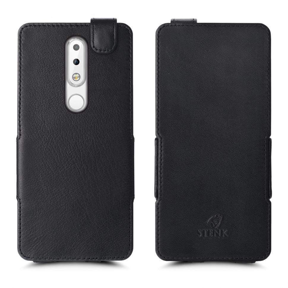 Чехол флип Stenk Prime для Nokia 6.1 Plus Черный (62008) Чехол флип Stenk Prime для Nokia 6.1 Plus Черный (62008)