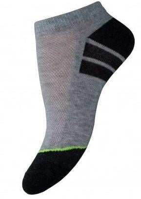 Носки женские в сетку Легка хода 5328 укороченные р. 23 Серебряный меланжевый