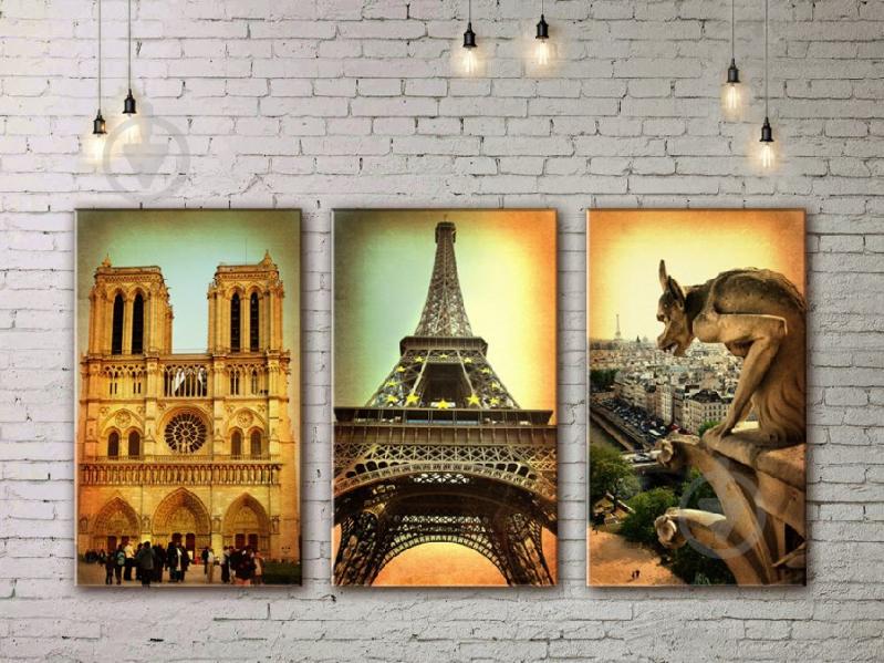 Модульная картина Париж ADG0234 размер 95 х 120 см