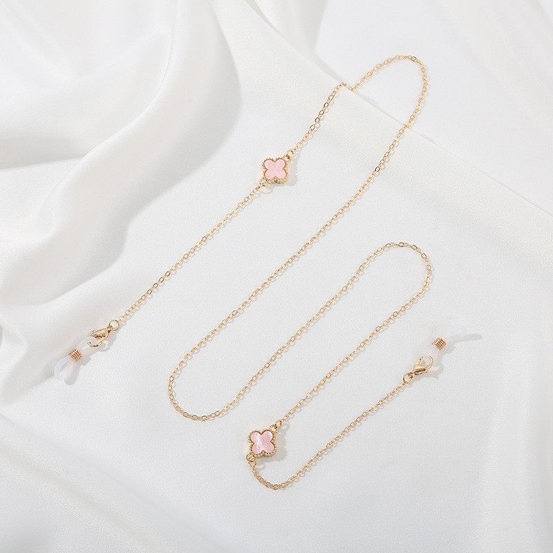 Ланцюжок для окулярів з квітками 4 9573 Ніжно-рожевий (4506437) Ланцюжок для окулярів з квітками 4 9573 Ніжно-рожевий (4506437)