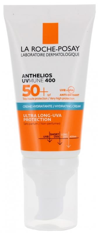 Солнцезащитный крем La Roche-Posay Anthelios UVMune 400 SPF50+ Hydrating Cream 50 ml - фото 1