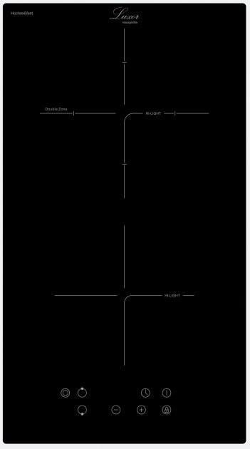 Варильна поверхня електрична Domino Luxor EH 342 BК CH + подвійна зона розширення - фото 2