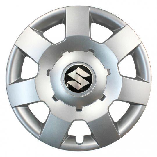 Автомобильные колпаки SKS 219 R14 с логотипом Suzuki 4 шт. Серебристый