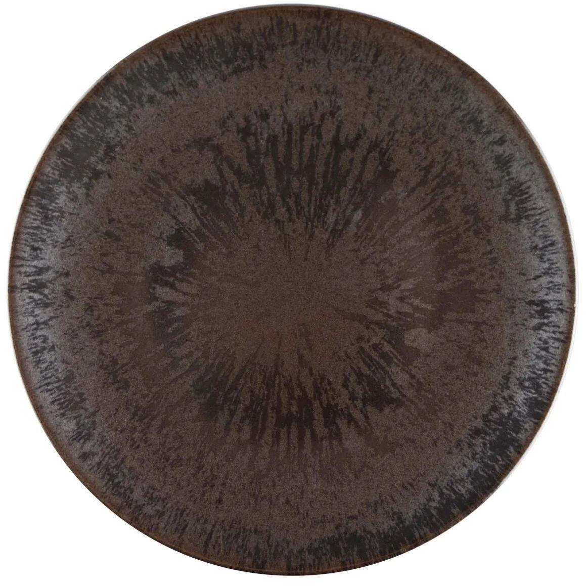 Тарелка плоская Mesa Jaspe 27 см Brown Metalic (FF6011351535)